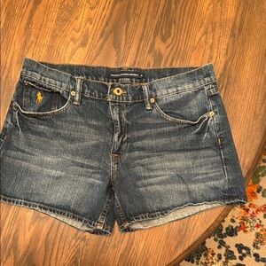 Polo by Ralph Lauren Blue Jean Shorts. Size 10